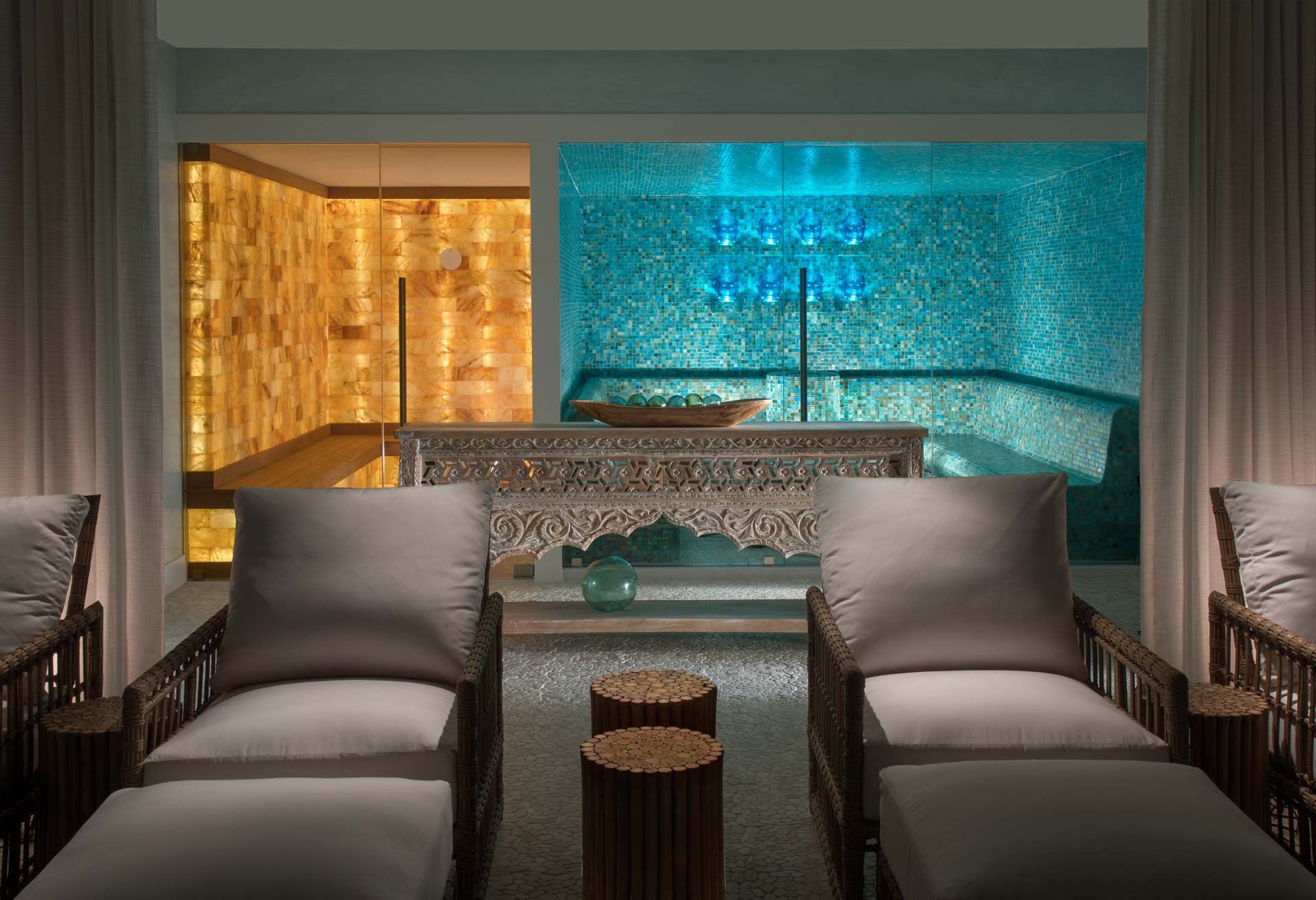 the spa at Bungalows Key Largo