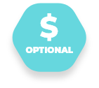 graphic with dollar sign and the word "optional" on it